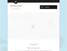Tablet Screenshot of playadelcarmenbeachcondos.com